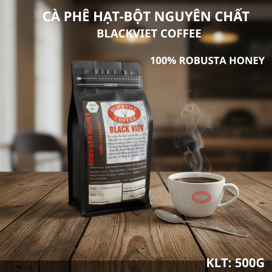 100%ROBUSTA HONEY - PHIN TRUYỀN THỐNG (250G-500G-1000G)- BỘT